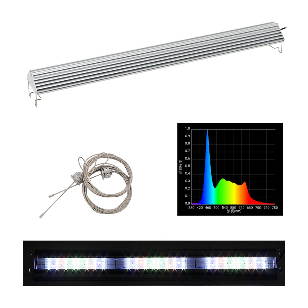 アクロ　ＴＲＩＡＮＧＬＥ　ＬＥＤ　ＧＲＯＷ　Ｐｒｏ　９００　１３３５０ｌｍ　水草育成　水槽ライト　アクアリウム　照明　ＣＲＣ10―15―10―50―10