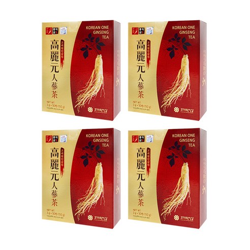 高麗院高麗人参茶50包4個