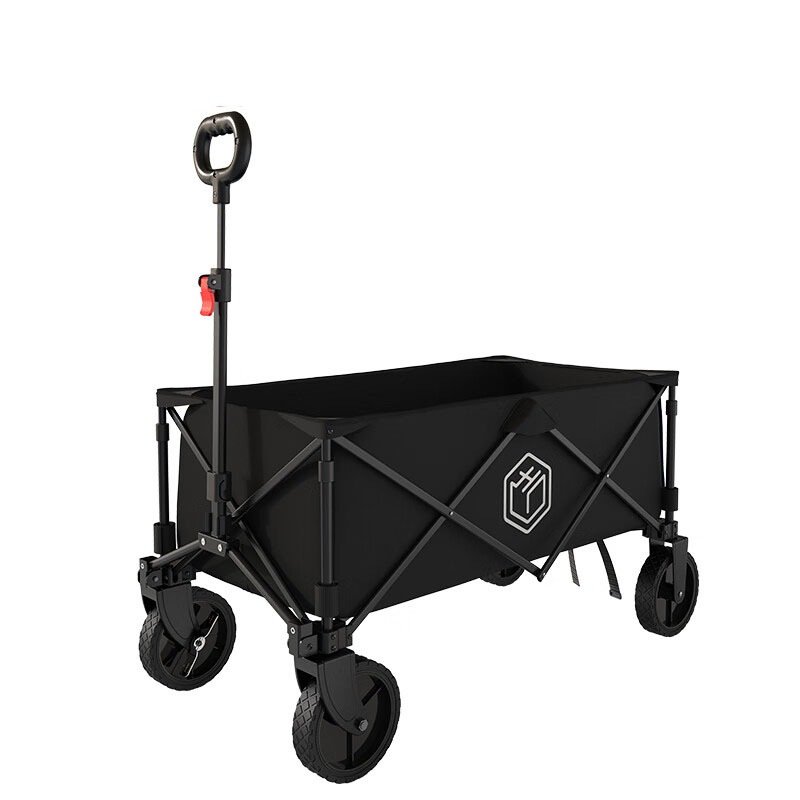 【京東供給】アウトドアキャンプ用折りたたみ式ピクニック用品 キャンピングカー キャンプカート ギャザー収納 グラファイトブラック
