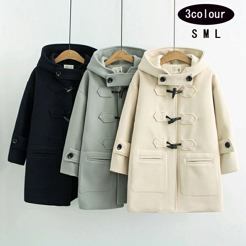 【急速出荷】ダッフルコート レディース ロングコート 着痩せ ラシャコート 防寒 秋冬アウター 通勤 通学 コート 女子学生制服 防風 防寒 秋 冬 アウター 帽子付き 定番 大きいサイズ 可愛い 3 5,233円