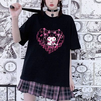 [Qoo10] Tシャツ　夏半袖 ハート クロミちゃん : レディース服