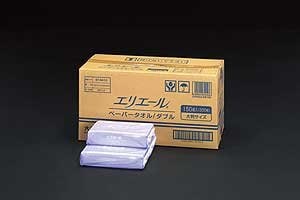 エスコ(ESCO) ペーパータオル(25パック/1箱) 230x248mm EA929AE-10B