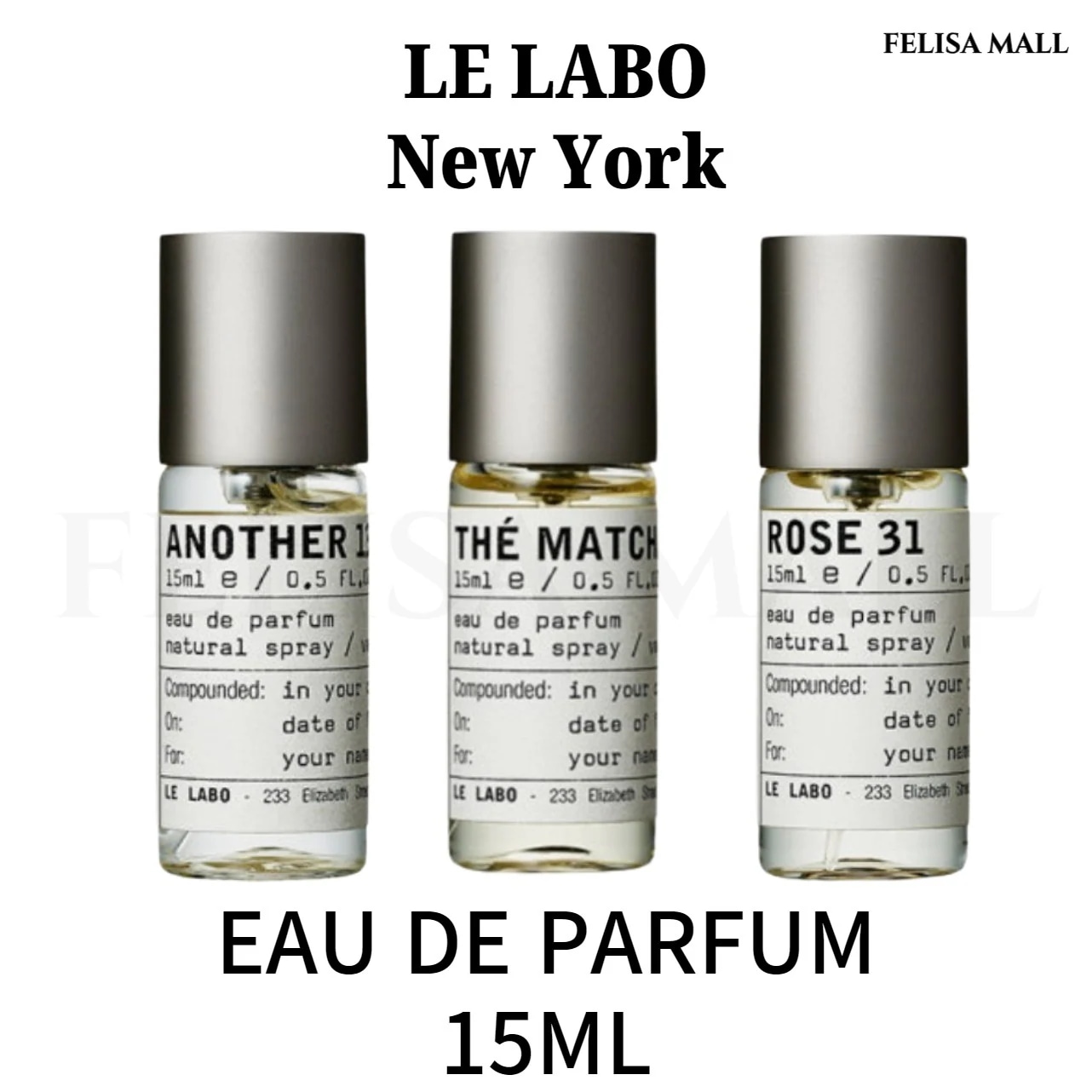 [LE LABO] ANOTHER 13[全種類] EAU DE PARFUM 15ML 11,133円