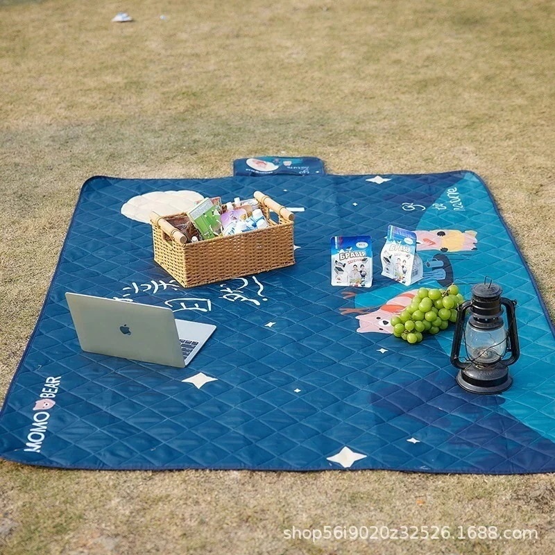 内アウトドアマット キャンプマット超音波収納ピクニックマット防水強化防湿マットアルミ箔マット折りたたみマット超大型