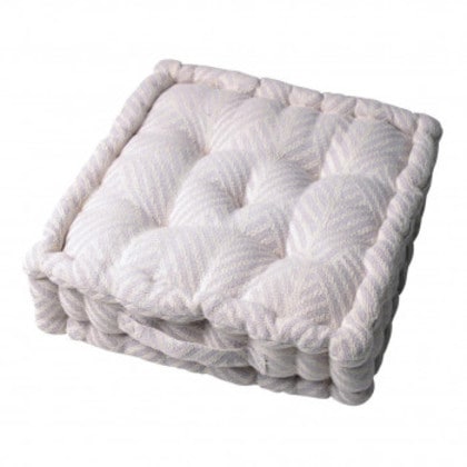 （2個組）インド綿クッキークッション クラック 約42×42×10cm WH 270061597 5,678円