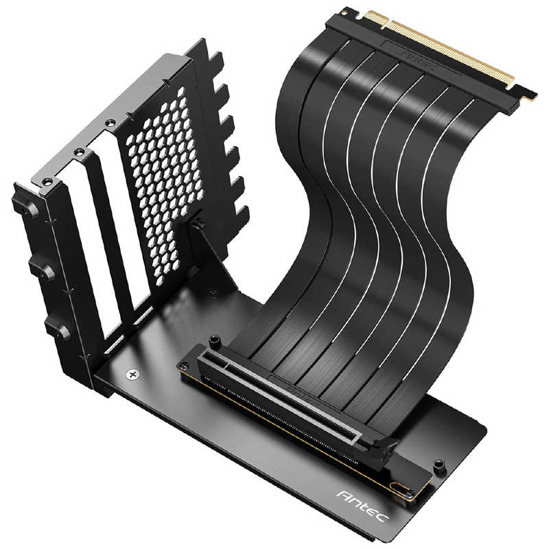 ANTEC　Vertical Bracket PCIE 5.0 グラフィックカードの縦置きブラケット＋ライザーケーブル　PCIE5.0 Riser Cable Bracket Kit