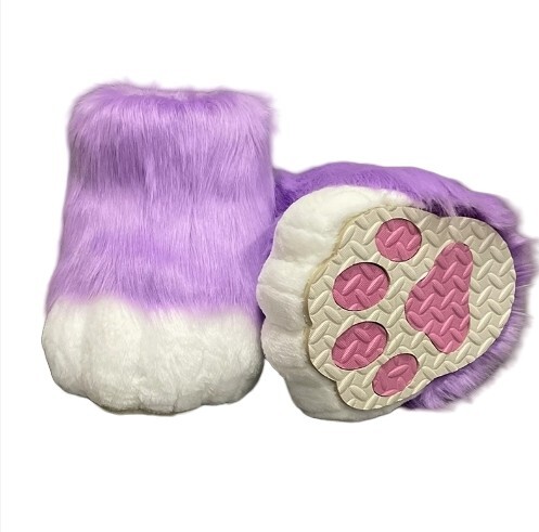 着ぐるみ ケモノ足 紫 Lサイズ 24.5~27CM ケモノ脚 ファースーツ ケモノ fursuit ぬいぐるみ コスプレ コスチューム kigurumi 7,480円