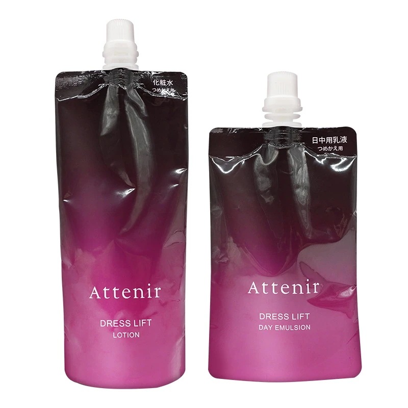 ハリ　ツヤ　スキンケアセット ドレスリフト ローション＆エマルジョン レフィル 詰替用 化粧水140ml ＆乳液50ml　セット 小じわ改善スキンケアセット　ネコポス