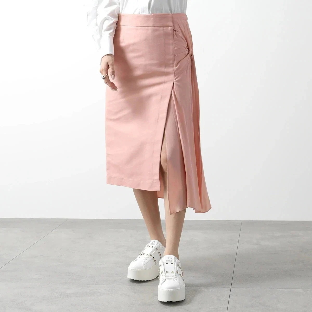【正規品】COYSEIO MORI CHECK SKIRT PINK COYSEIO】 MORI CHECK SKIRT : PINK