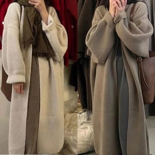 【急速出荷 2025年新作】ロング カーディガン コーディガン ニット 冬 レディース アウター ロングカーディガン 韓国 無地 Vネック 秋 長袖 可愛い シンプル 定番 羽織 ノーボタン ゆったり