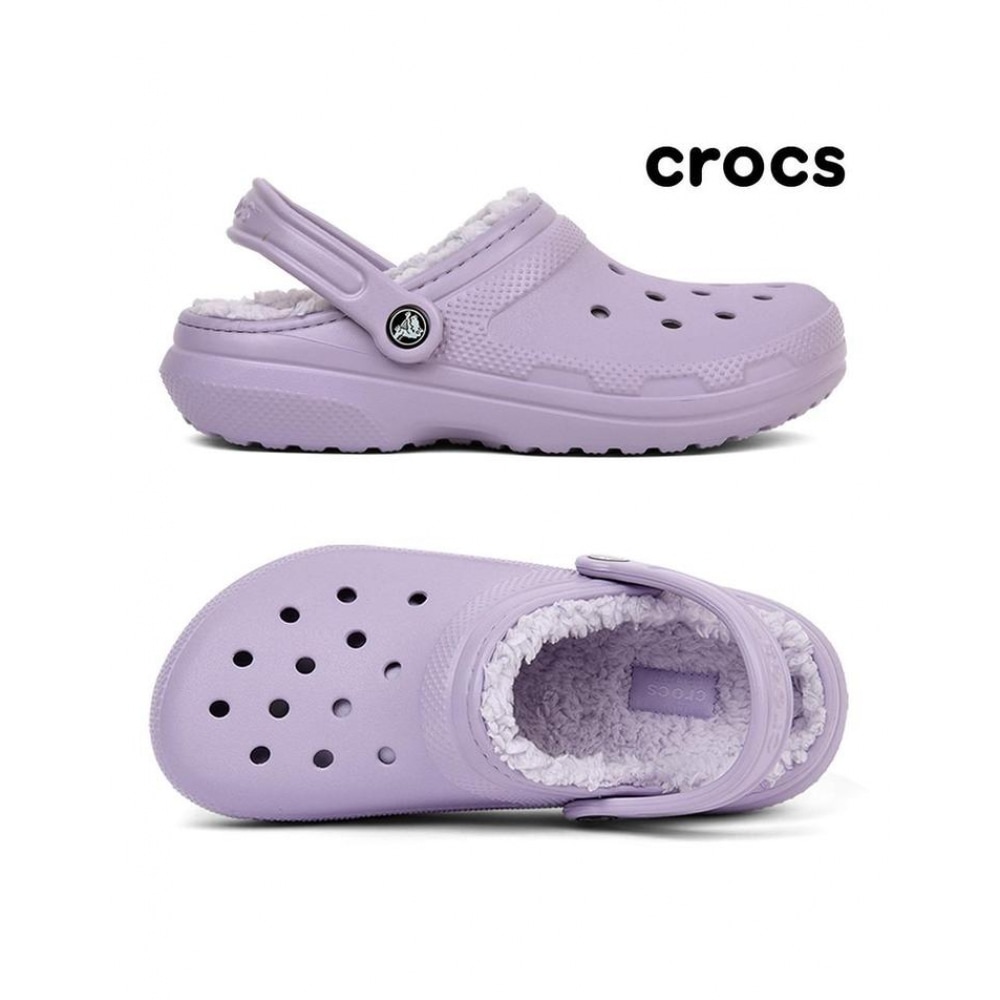 クロックスクラシック裏地付きクロッグウールインドアシューズ 203591-50P