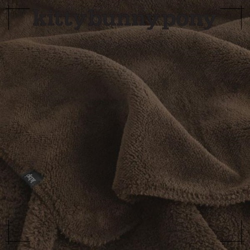kittybunnypony公式 フリースブランケット ポーリーブラウン