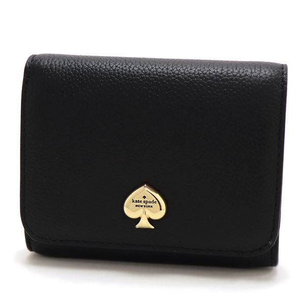 二つ折り財布 レディース Wallet ブラック KK056 001 ギフトラッピング無料