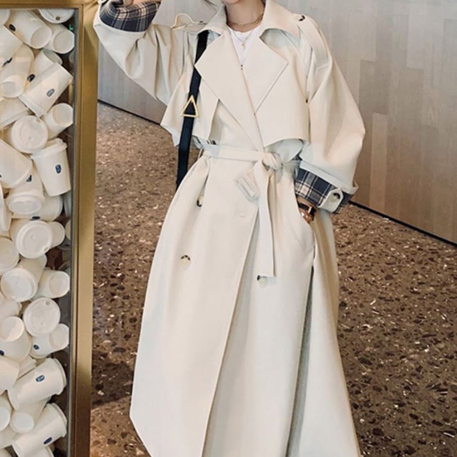 新品更新 【目玉商品~超人気】コート レディース トレンチ スプリング ロング丈 アウター 10313