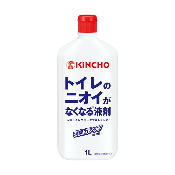 （まとめ） 大日本除蟲菊KINCHO トイレのニオイがなくなる液剤 1L 1本 [x3セット]