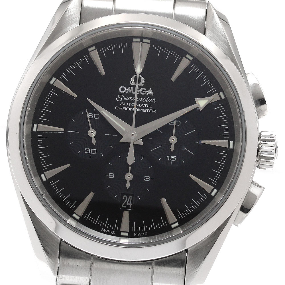 オメガ OMEGA 2512.50 シーマスター アクアテラ クロノグラフ 自動巻き メンズ 良品 _922135【中古】