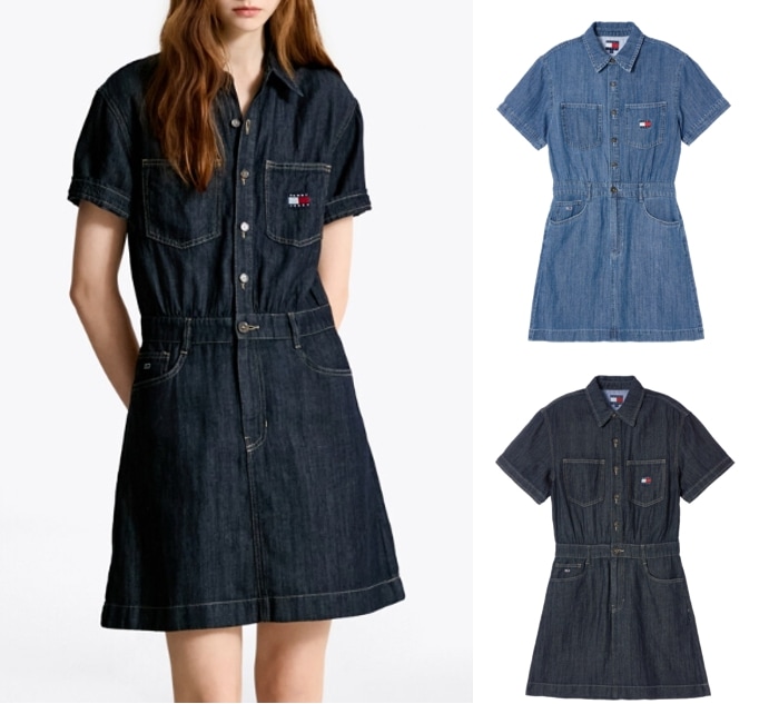 Denim Linen Dress