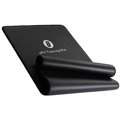 uFit トレーニングマット 大きい 幅広 厚め 200cm 90cm 10mm 宅トレ ヨガ ストレッチ 防音 エクササイズマット ヨガマット 日本 国内ブランド uFit Training Mat