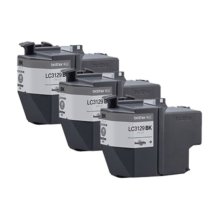 純正 インクカートリッジ 黒 ブラック LC3129BK 3個セット LC3129BK-3SET