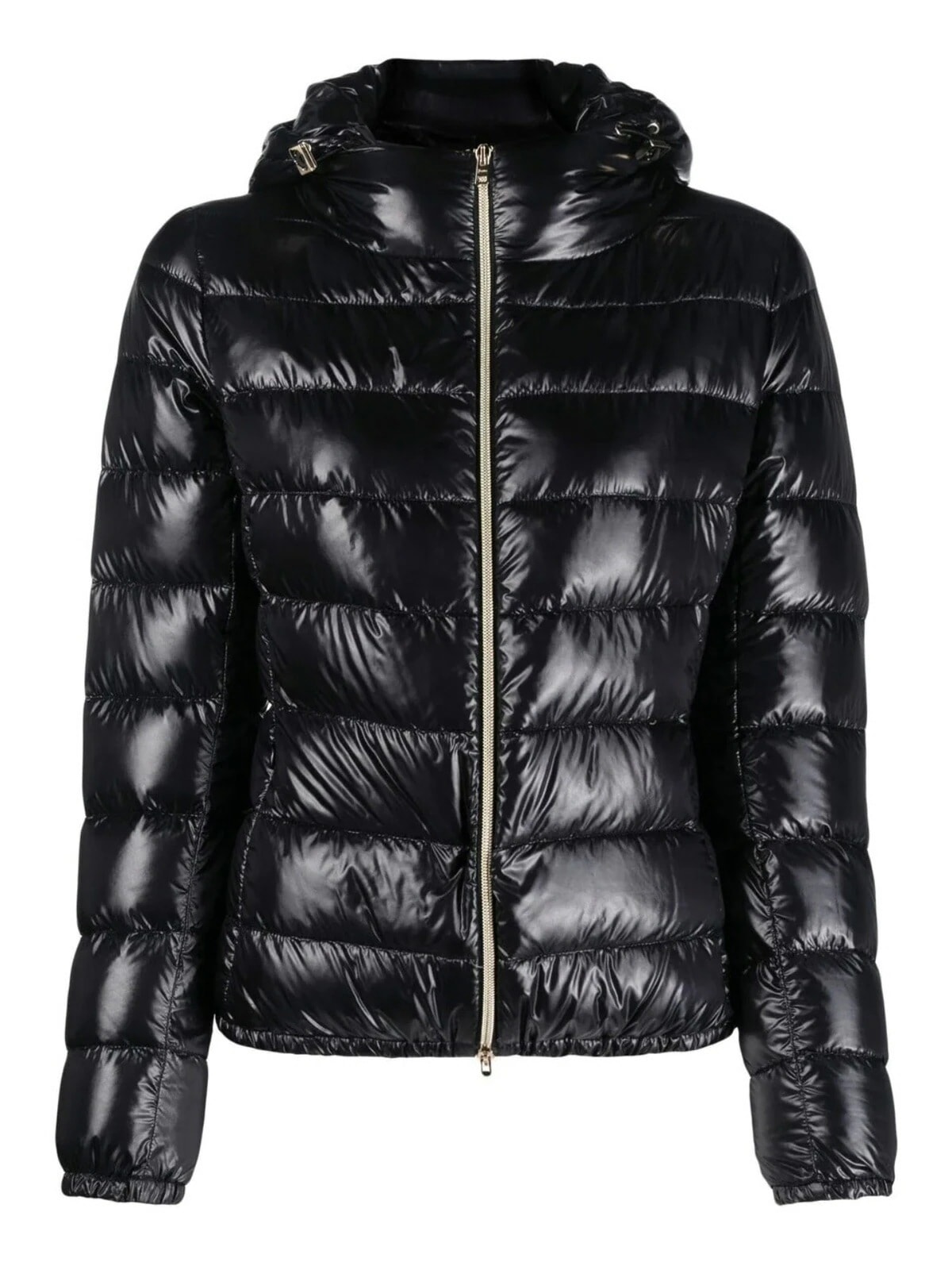 ヘルノ GIADA / ジャーダ レディース フード付き ダウンジャケット REGULAR FIT 撥水加工 NERO (ブラック) PI0833DIC 12017 9300