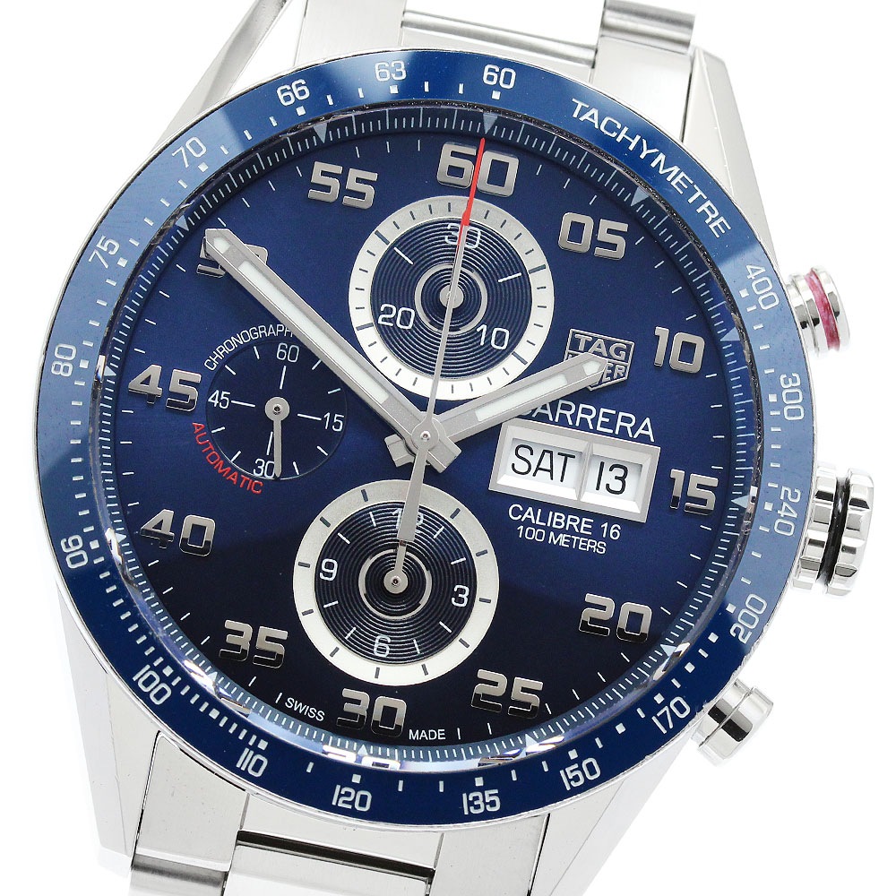 タグホイヤー TAG HEUER CV2A1V カレラ キャリバー16 デイデイト クロノグラフ 自動巻き メンズ _939692【中古】