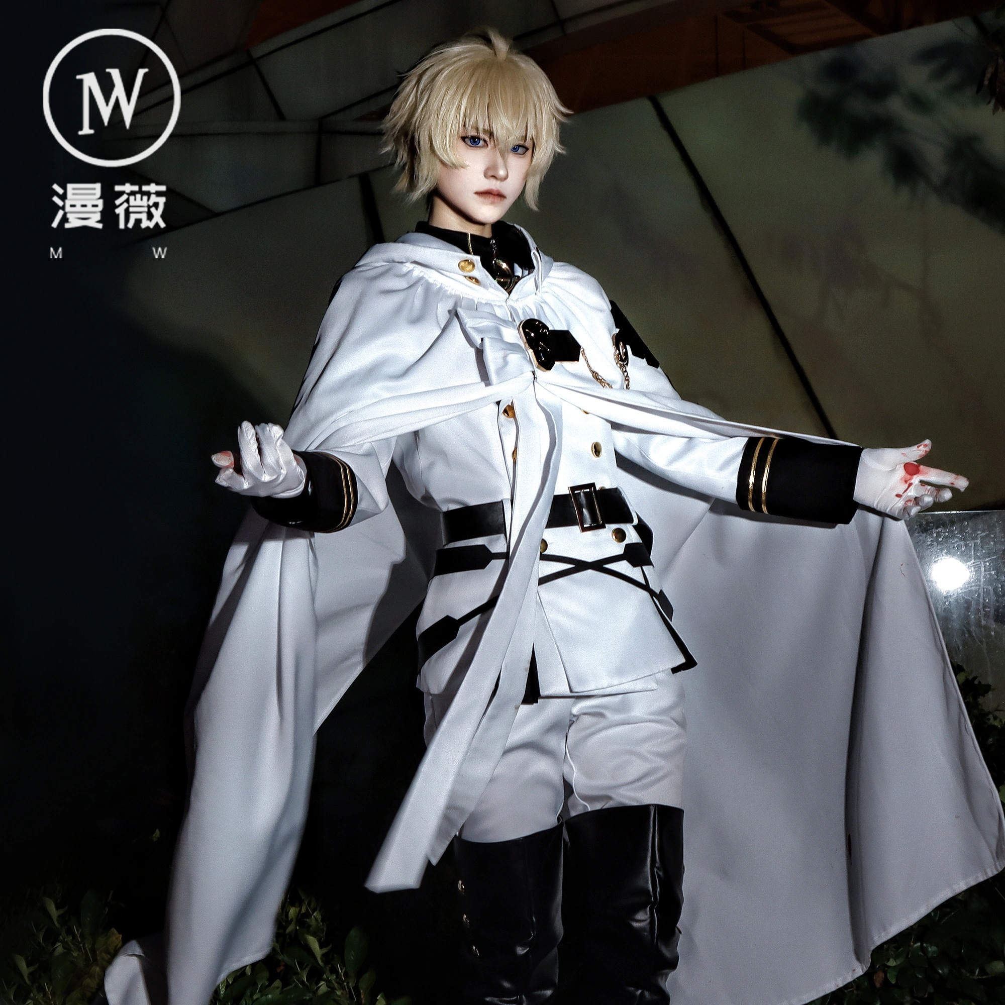 終焉の熾天使コスチューム百夜ミカエル百夜優一郎コスプレ衣装（男性用）