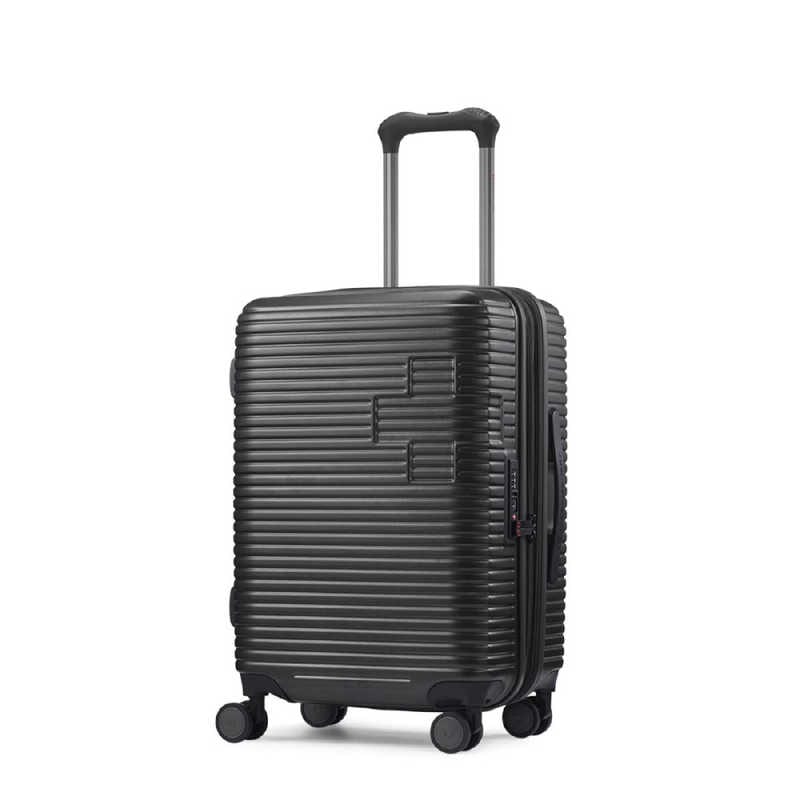 スーツケース MOTIVAN(モティバン) 55cm Sサイズ 機内持込可 5cm拡張 スーツケースカバー・ネームタグ付 ［TSAロック搭載 /43L］ カーボングレー　SM-H320EP GRAY