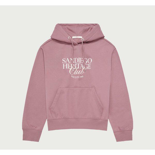 [モダインチョン]ロゴビッググラフィックフードTシャツ_ダスティーピンク10540-131-853-12-063 _IC