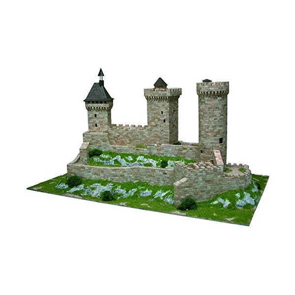 Aedes 1010 Foix Castle Model Kit, 37 x 26 x 7 cm, Multi-Color 並行輸入品