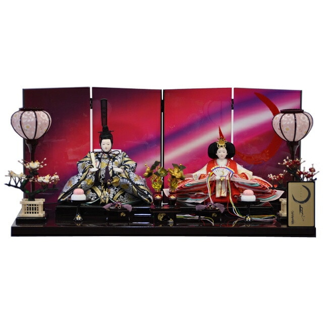 雛人形 ひな人形 お雛様 おひなさま かわいい 手作り 2025年 新作 秀光 限定品 送料無料 コンパクトミニ 初節句 ひな祭り 山本寛斎 親王 二人 ２人 平飾り 男雛 女雛 買得 お得 人気 ラ