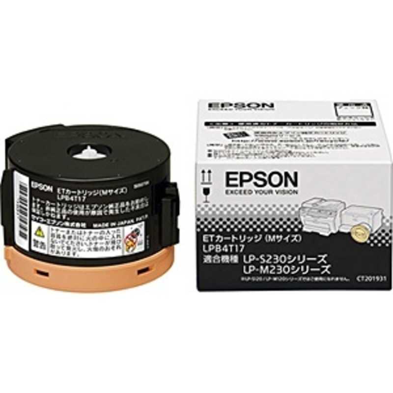エプソン　EPSON　純正ETカートリッジ(ブラックMサイズ)　LPB4T17
