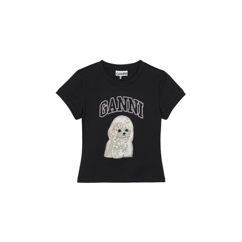 ガニ レディース プードル グラフィック Tシャツ PHANTOM T4239-252