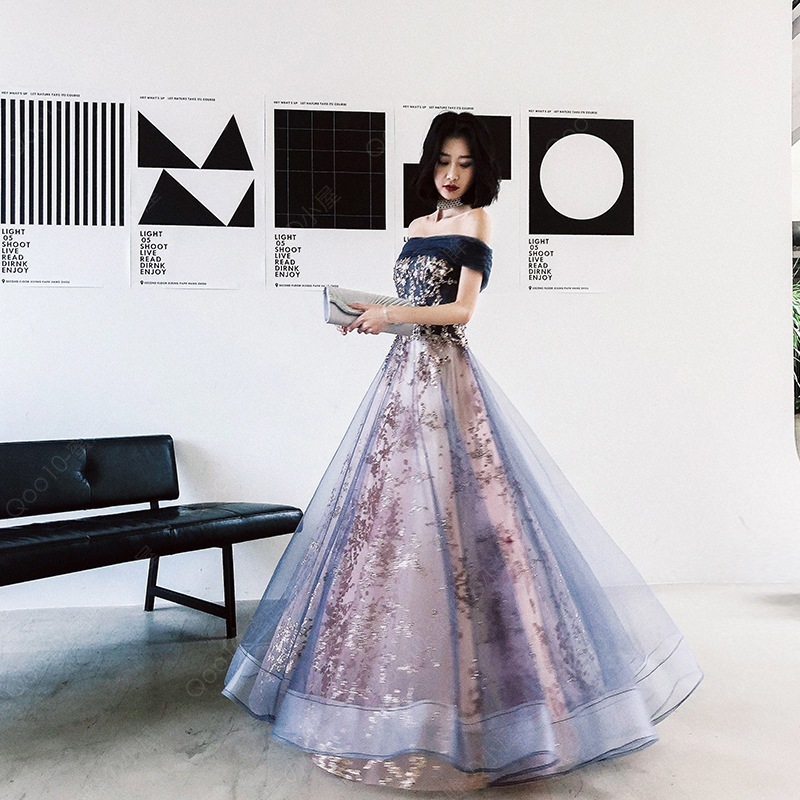 ドレス 大人 ピアノ 発表会 ロングドレス 花柄 演奏会 結婚式 母親 演奏会用ドレス ロング マキシ丈 カラードレス 大きいサイズ 披露宴 レディース 演奏会ドレス-93