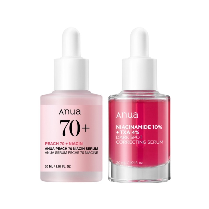 【2本セット】ピーチナイアシンアミドセラム 30mL＋TXAナイアシン跡ケアセラム 30mL