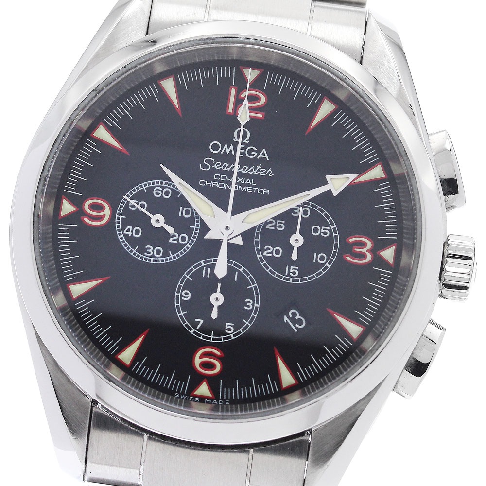 オメガ OMEGA 2512.54 シーマスター アクアテラ チャイナエクスプロラーズ リミテッド クロノグラフ 自動巻き メンズ 良品 _886708【中古】