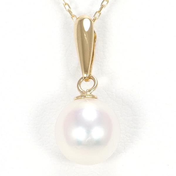 K18 18金 YG イエローゴールド ネックレス パール 約40cm ジュエリー 中古