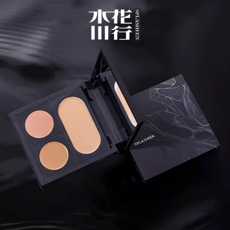 Splasheen コンシーラー 6色 自由組合 コンシーラーパレット 遮瑕膏 1個 8g 正規品 人気 クマ消し 青髭隠し 高カバー 保湿 潤い メイク初心者 自然 シミ隠し クリーム 肌色改善
