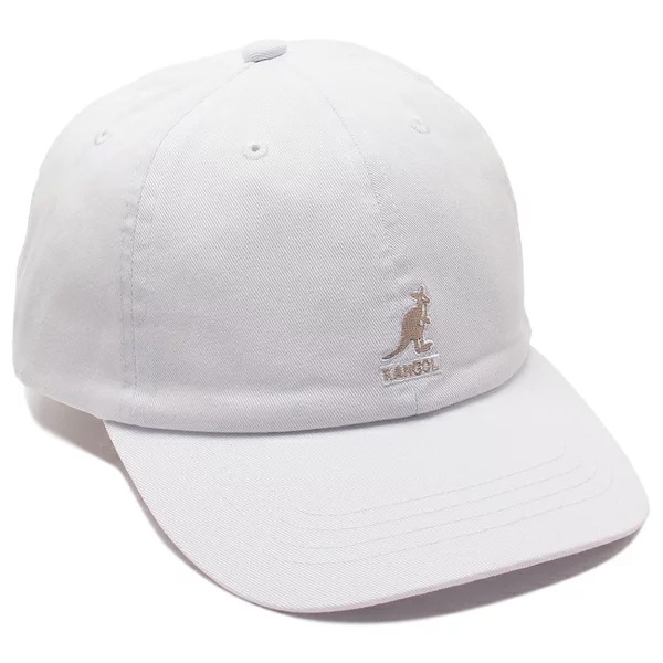 帽子 ウォッシュドベースボール ローキャップ ホワイト メンズ レディース ユニセックス WASHED BASEBALL K5165HT WHT