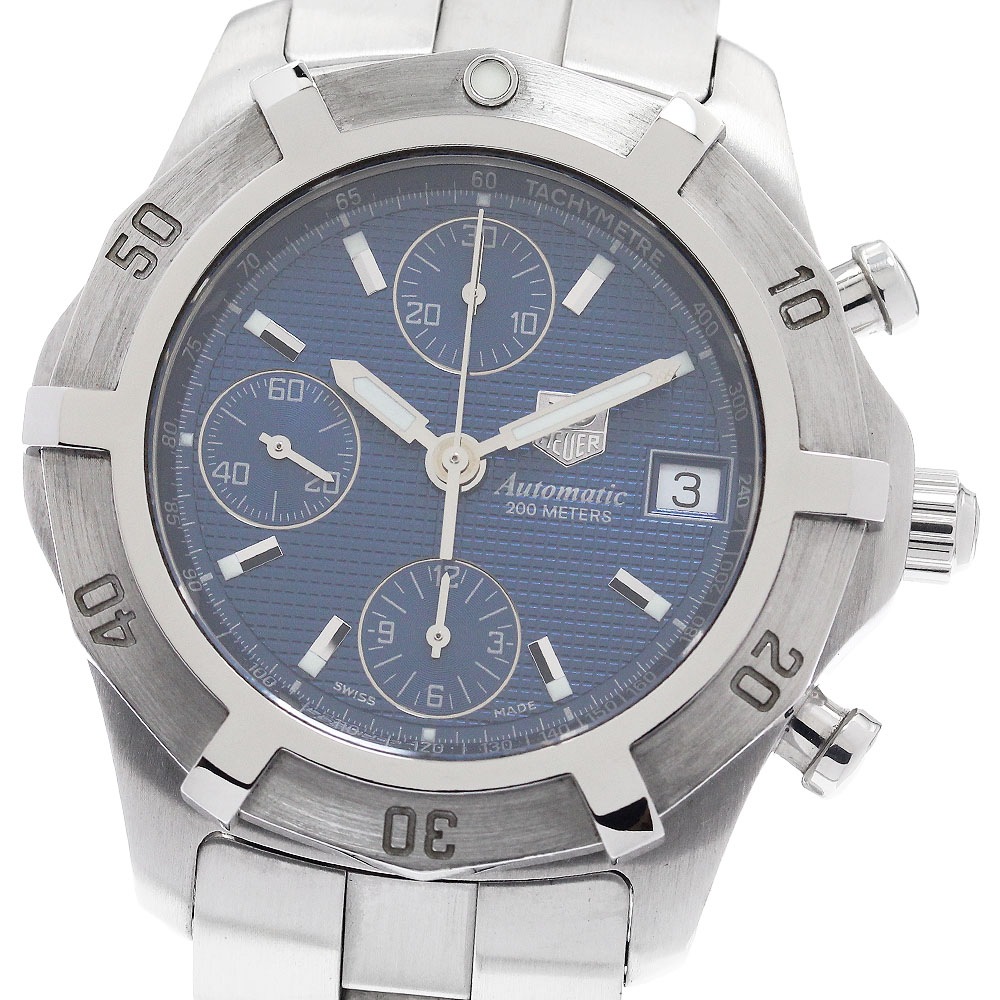 タグホイヤー TAG HEUER CN2112.BA0339 エクスクル－シブ デイト クロノグラフ 自動巻き メンズ 箱・保証書付き_959843【中古】