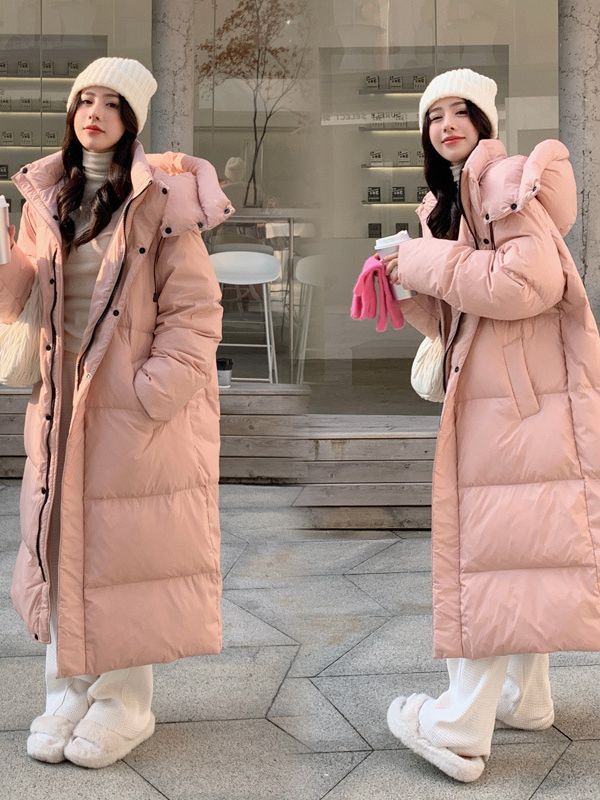 冬アウター 新型韓国版セミロングファッション厚くコットンジャケットウォーム学生コート 着痩せ カジュアル ジャケット ダウンジャケット