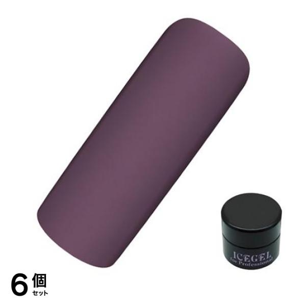 ICEGEL(アイスジェル) A BLACK クラシックガラスジェル 1186 ガラスパープル 3g 6個セット