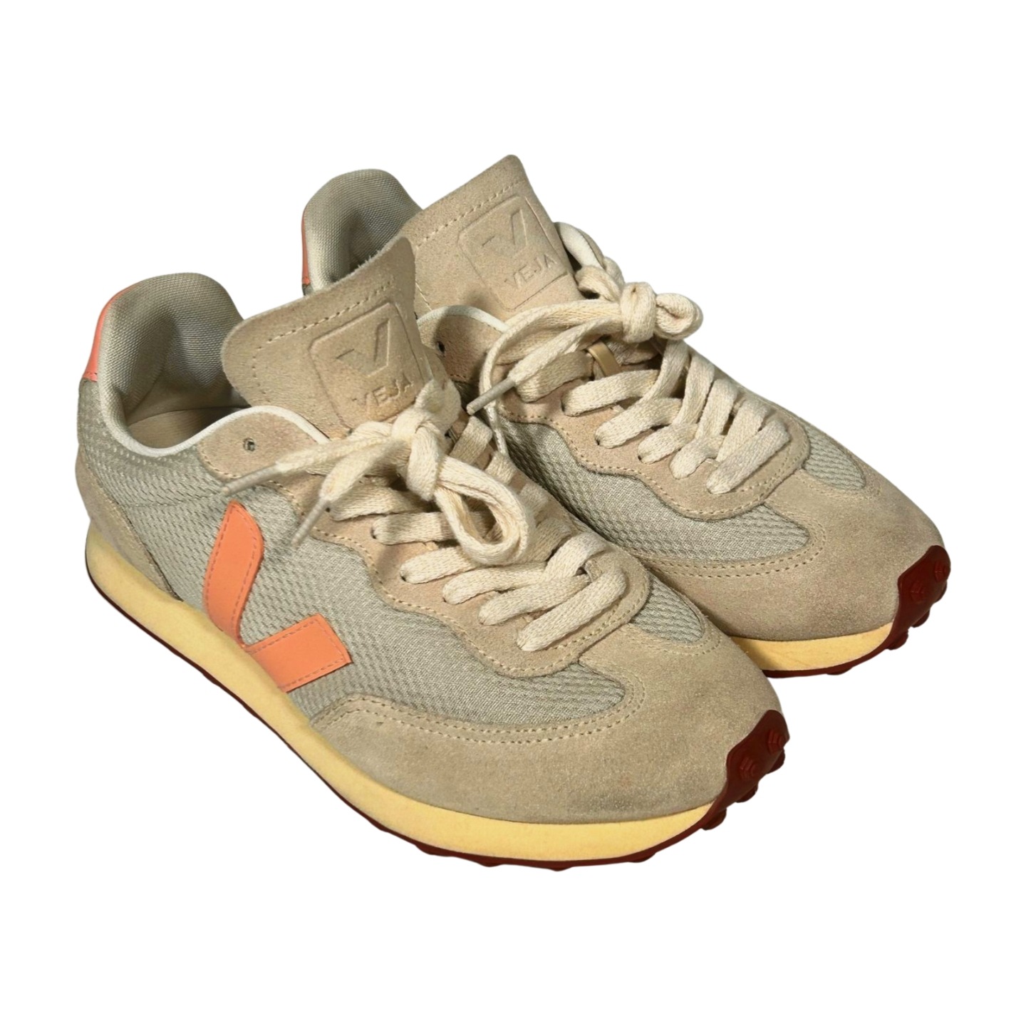 Rio Branco リオブランコ ローカット スニーカー 23 スエード ベージュ ピンク