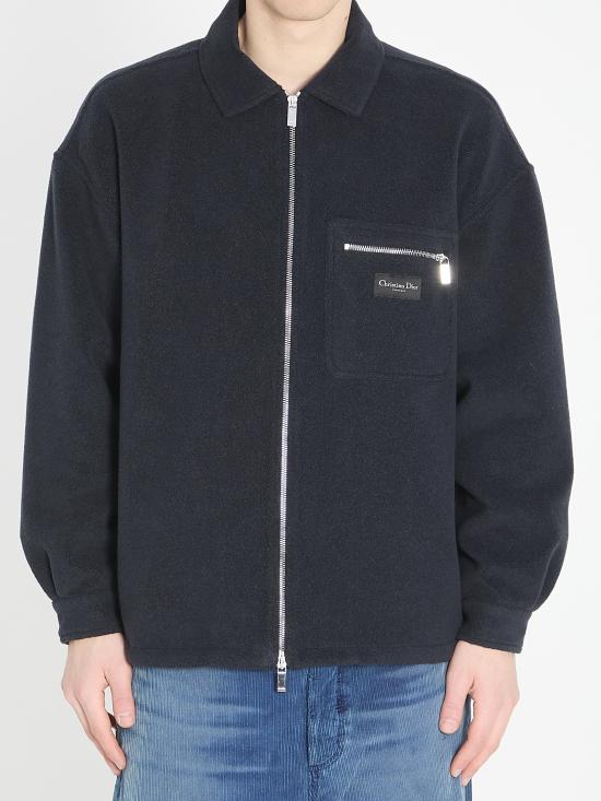 DIOR Men Long Tops 513J501 BLUE