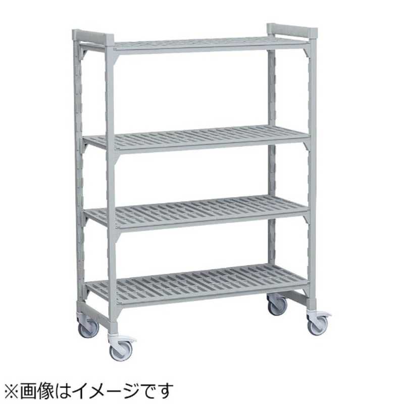 キャンブロ社　540ベンチ型移動カムシェルビング4段セット(プレミアムシリーズ) 1220×H1700 　DKY9713