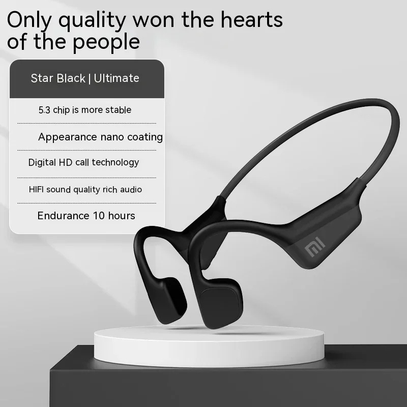 Xiaomi-mijia a20骨伝導ネックバンドワイヤレスイヤホンBluetoothヘッドフォンマイク付きスポーツオーバーイヤーヘッドセットステレオイヤフォン