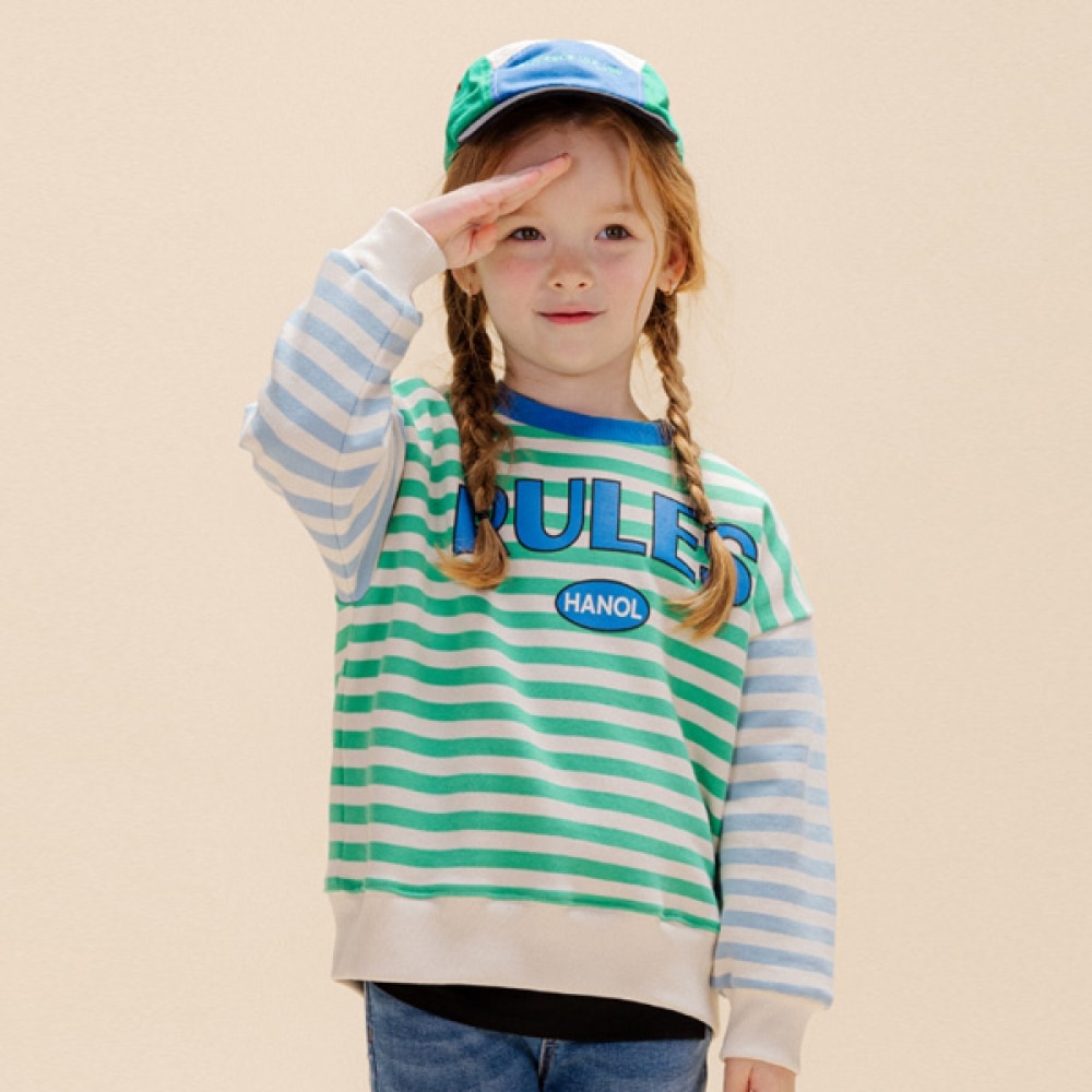 アイラブジェイ A.ルールズ ストライプ メンズ トレーナー JWSTO91