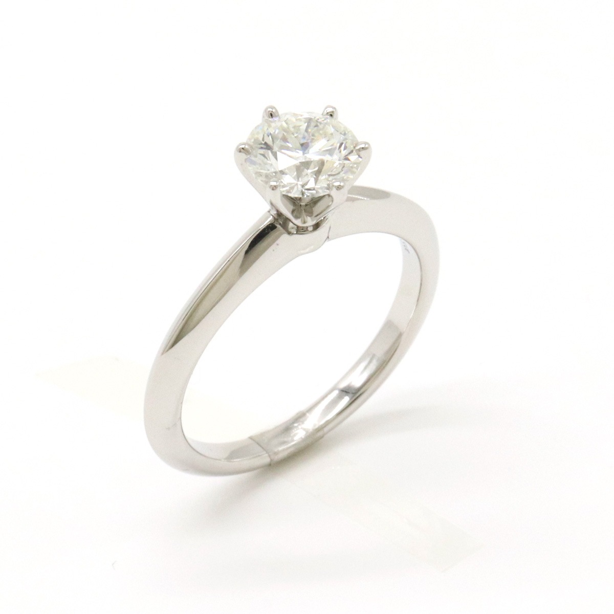 セッティング エンゲージメント リング ダイヤモンド 立爪 Pt950 プラチナ950 D0.75ct 8