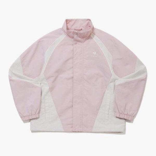 ウィンドブレーカー UQC QQ123LJK18-BPK カラーブロックメッシュジャケット / BABY PINK