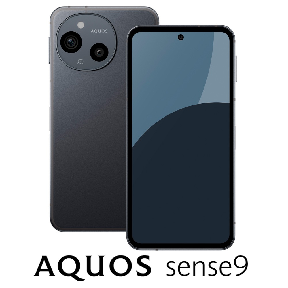 SHARP（シャープ） SH-M29A-B AQUOS sense9（6GB/128GB）　ブラック（SIMフリー版） SHM29AB