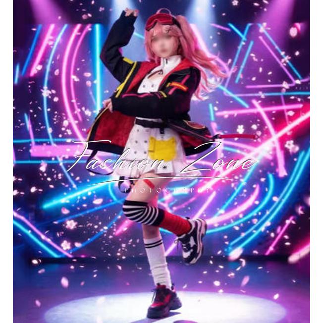 VTuber ホロライブ hololive 風 さくらみこ 桜巫女 2026誕生祭誕 コスプレ衣装 ウィッグ cosplay ハロウィン 演出服 変装